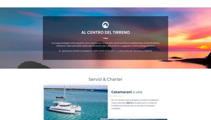 Realizzazione sito web orlandina charter