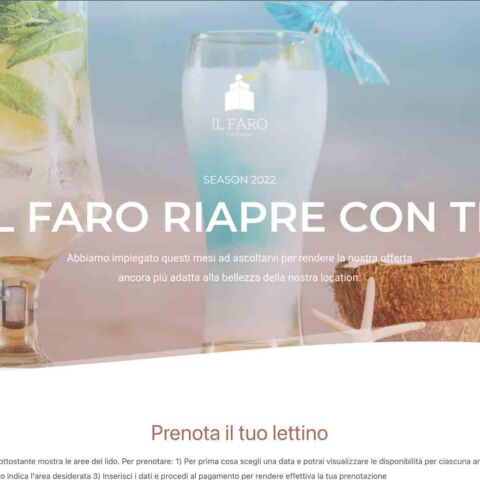 Sistema booking lido balneare capo mulini
