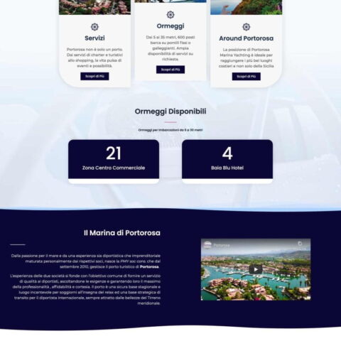 Sito Web. realizzato per Portorosa